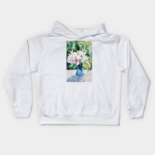 Still life with flowers Kids Hoodie